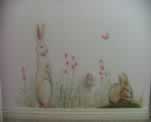 Garden Rabbits Theme Baby Nursery